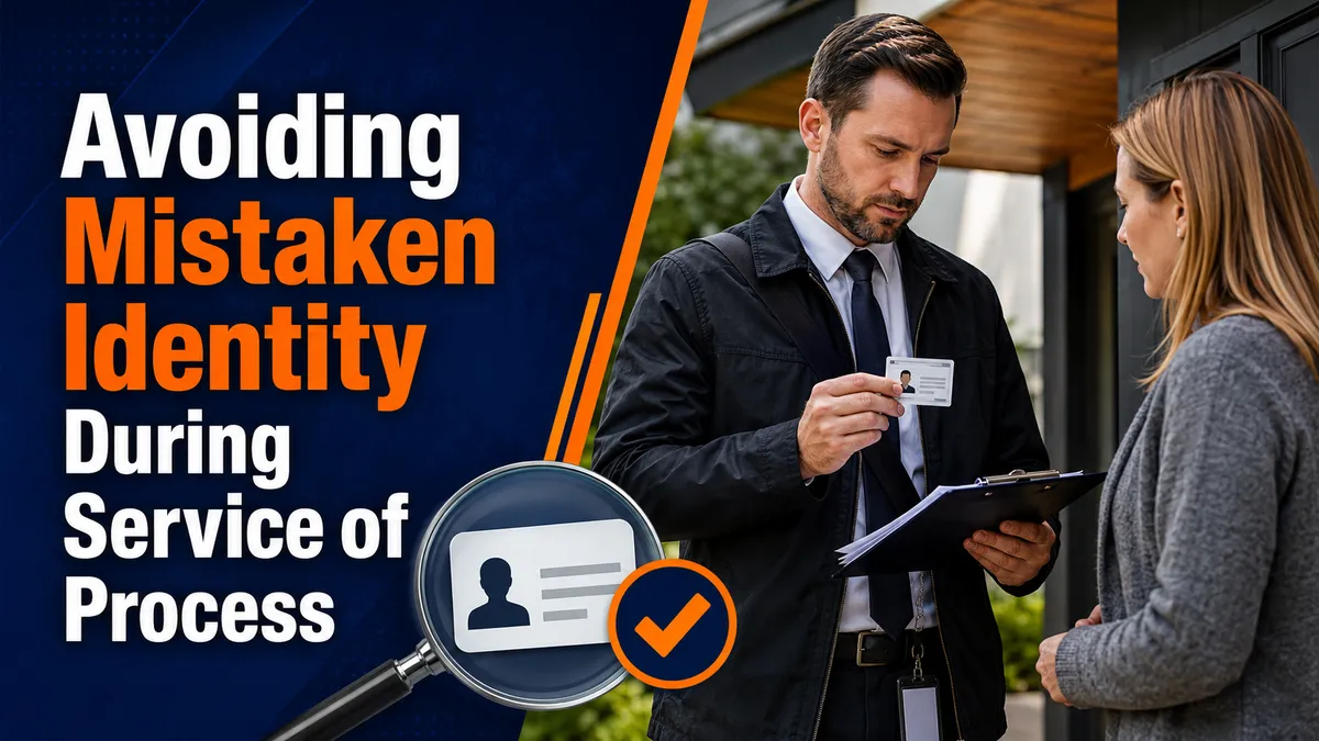 Avoiding Mistaken Identity During Service of Process