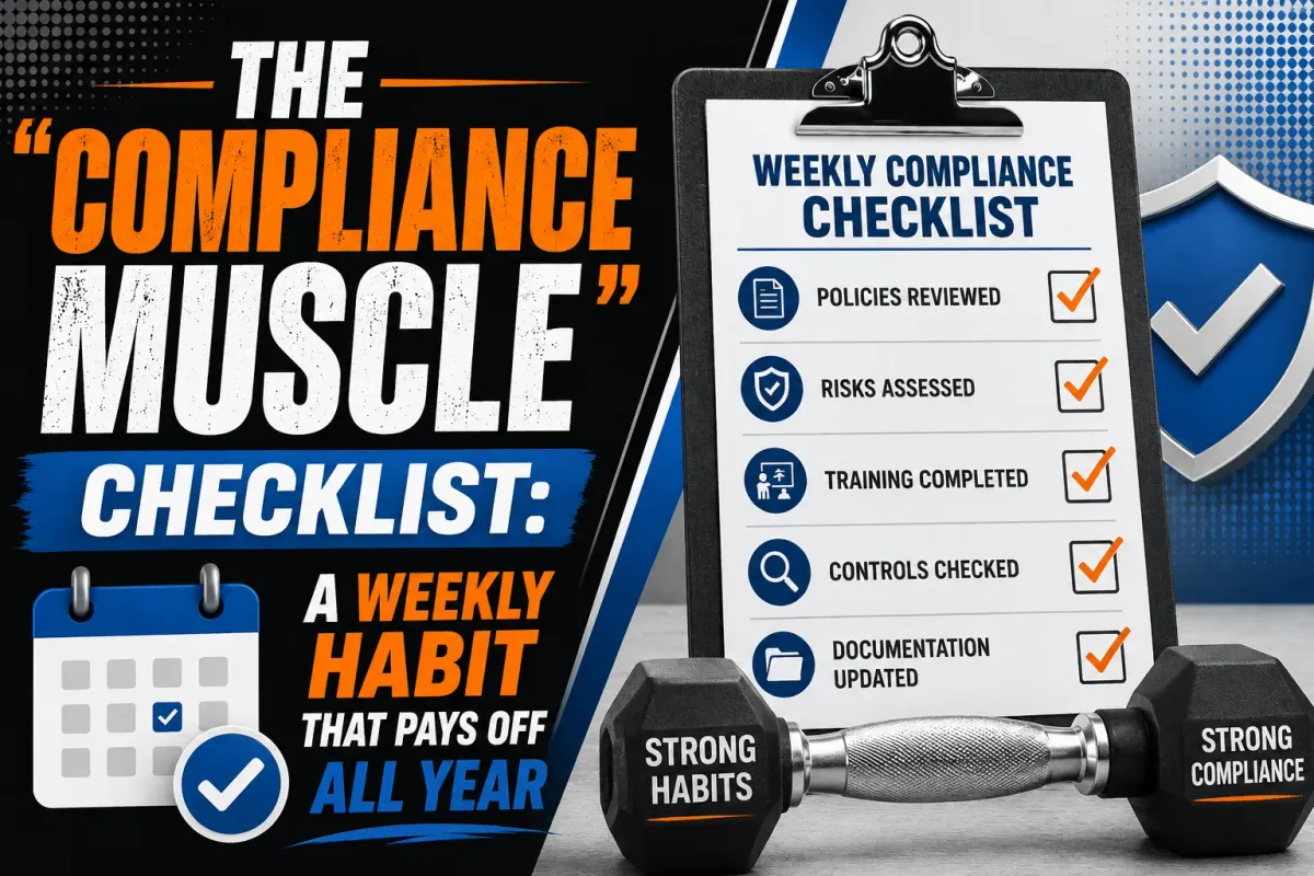 The “Compliance Muscle” Checklist: A Weekly Habit That Pays Off All Year