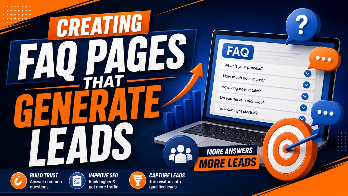 Creating FAQ Pages That Generate Leads