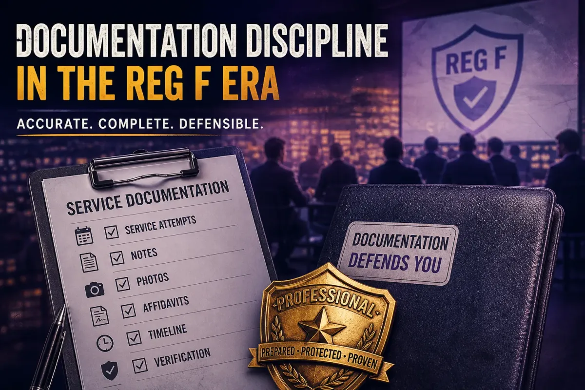 Documentation Discipline in the Reg F Era