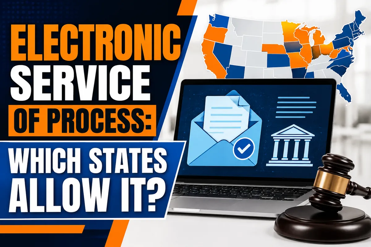 Electronic Service of Process: Which States Allow It?