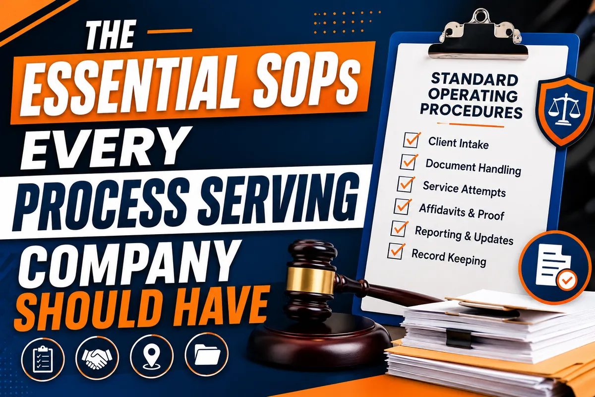 The Essential SOPs Every Process Serving Company Should Have