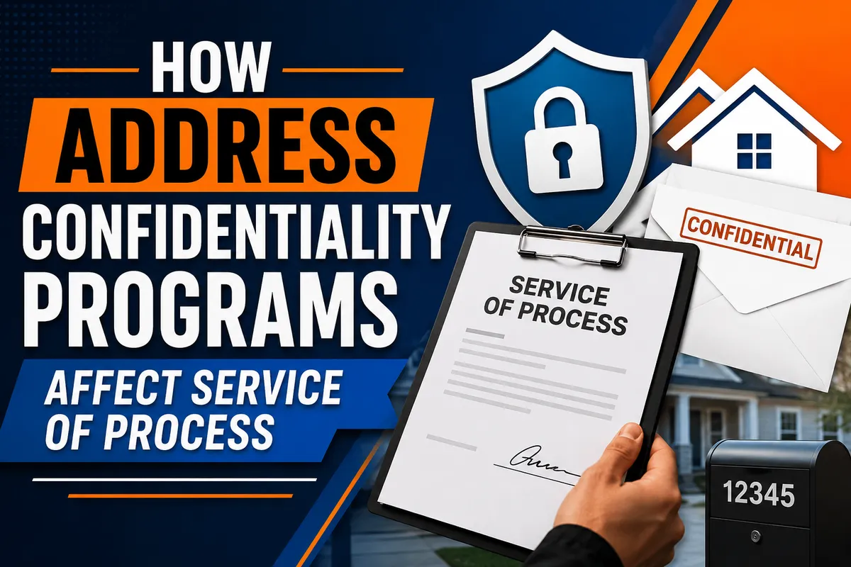 How Address Confidentiality Programs Affect Service of Process