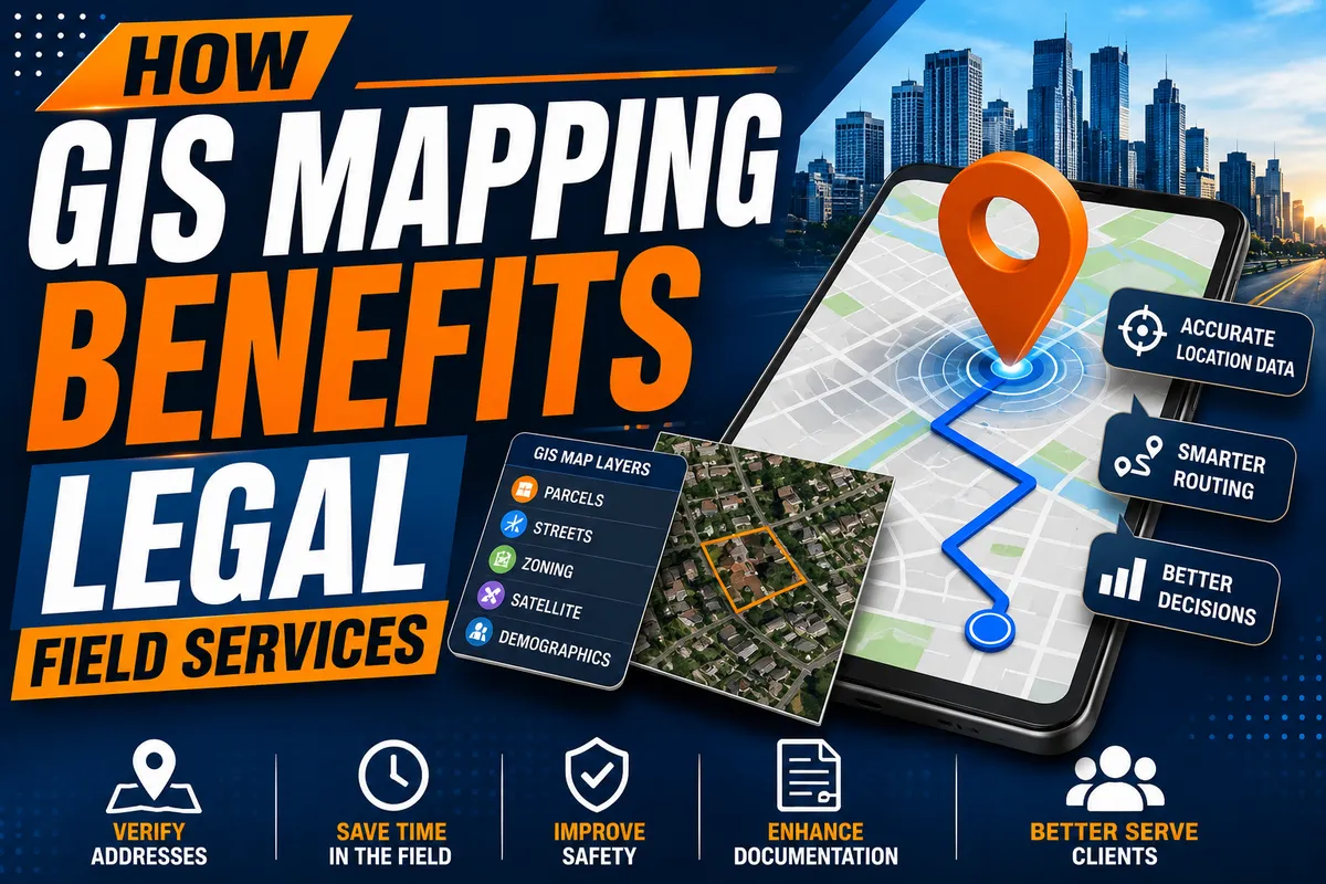How GIS Mapping Benefits Legal Field Services