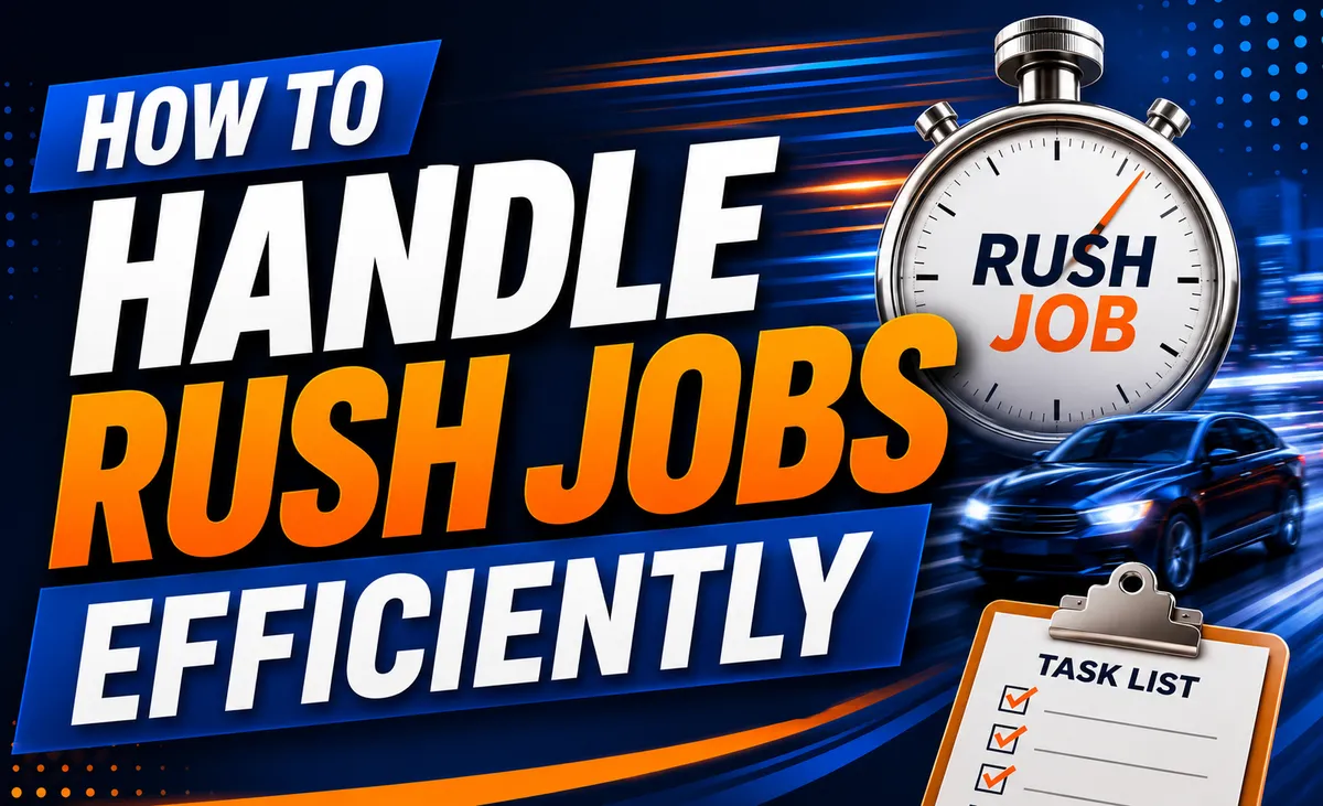 How to Handle Rush Jobs Efficiently