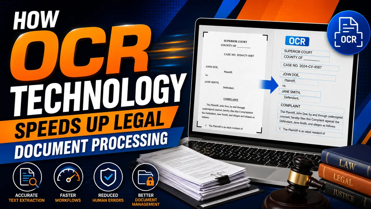 How OCR Technology Speeds Up Legal Document Processing