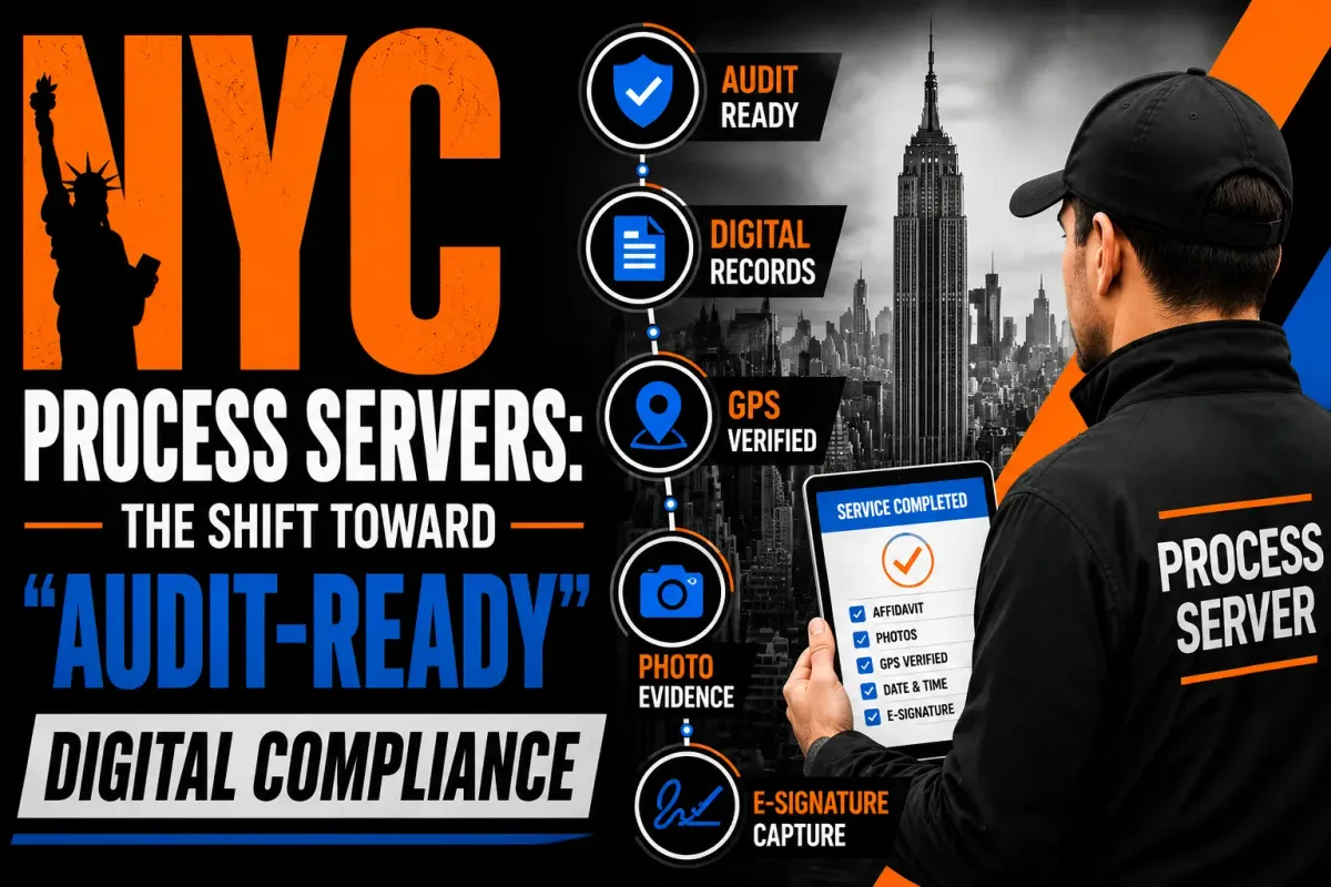 NYC Process Servers: The Shift Toward “Audit‑Ready” Digital Compliance