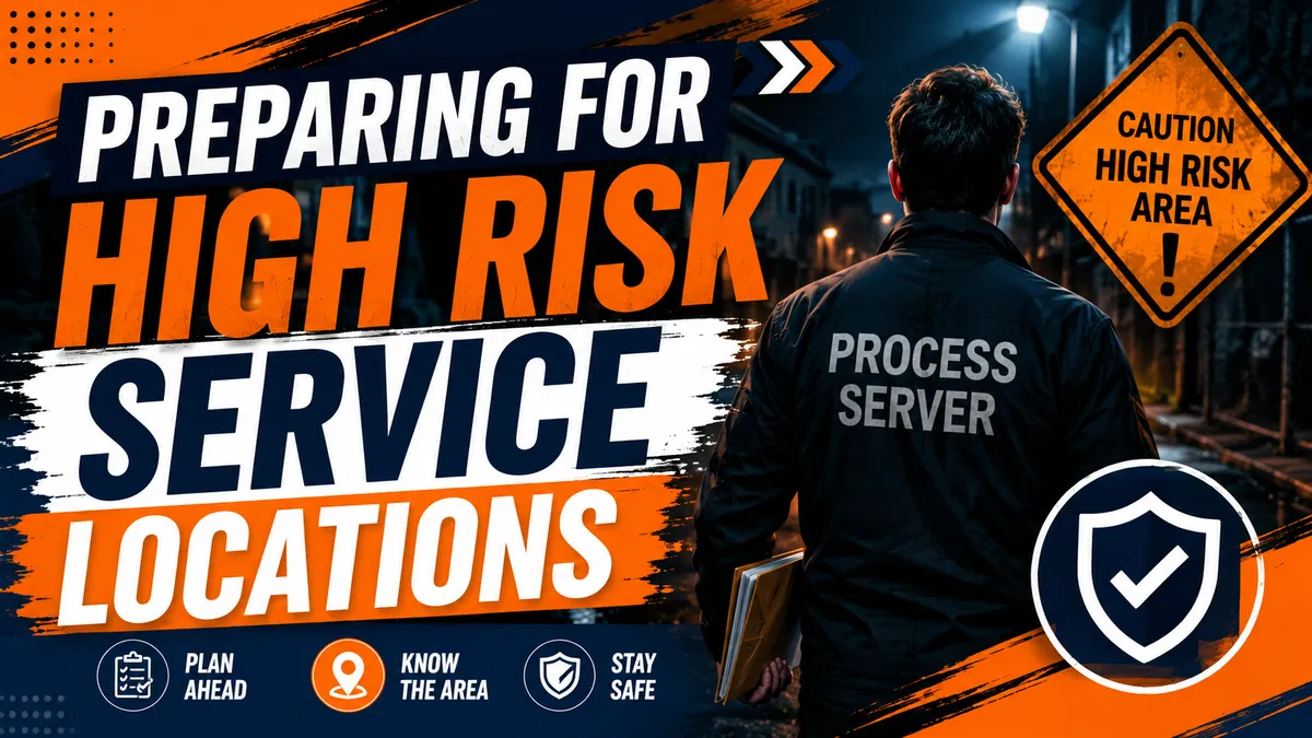Preparing for High Risk Service Locations