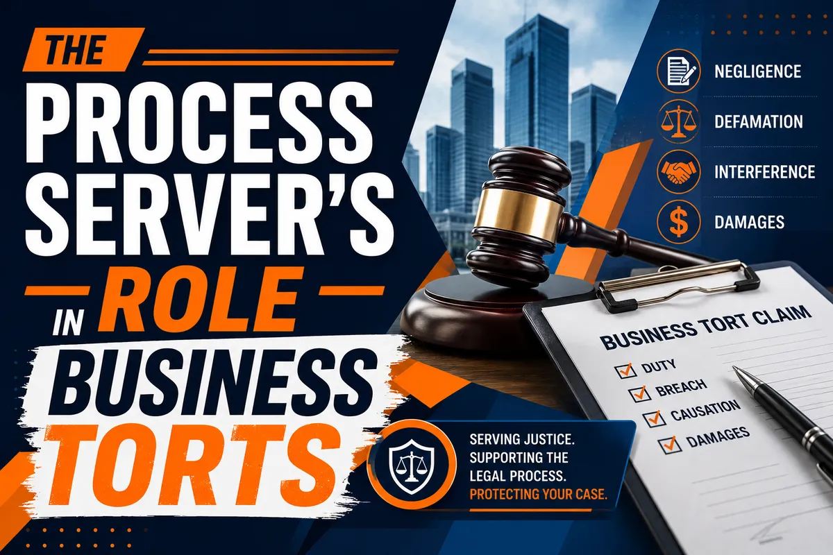 The Process Server's Role in Business Torts
