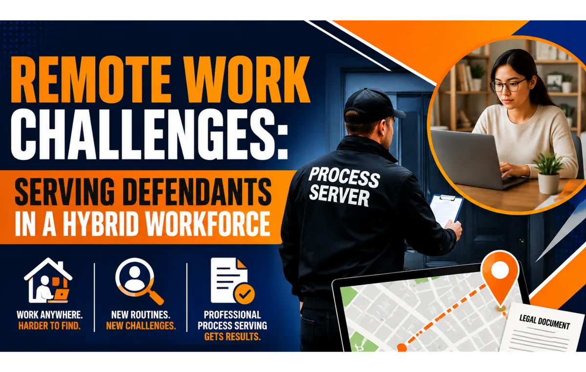 Remote Work Challenges: Serving Defendants in a Hybrid Workforce