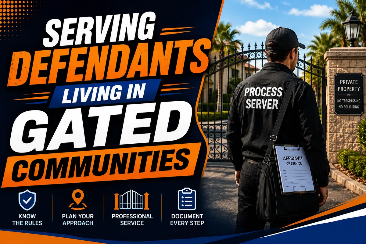 Serving Defendants Living in Gated Communities