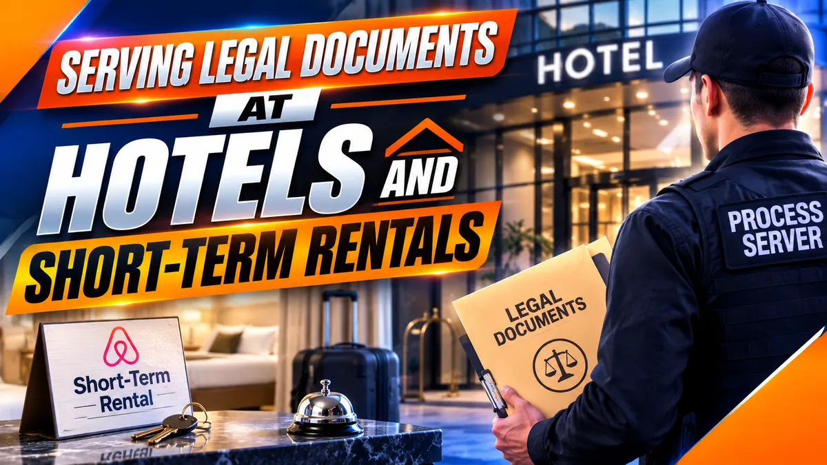Serving Legal Documents at Hotels and Short-Term Rentals