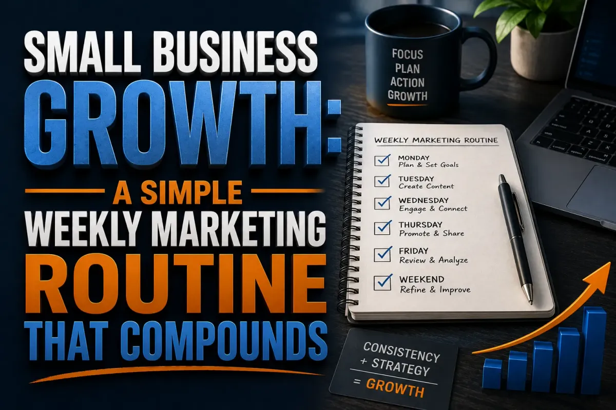 Small Business Growth: A Simple Weekly Marketing Routine That Compounds