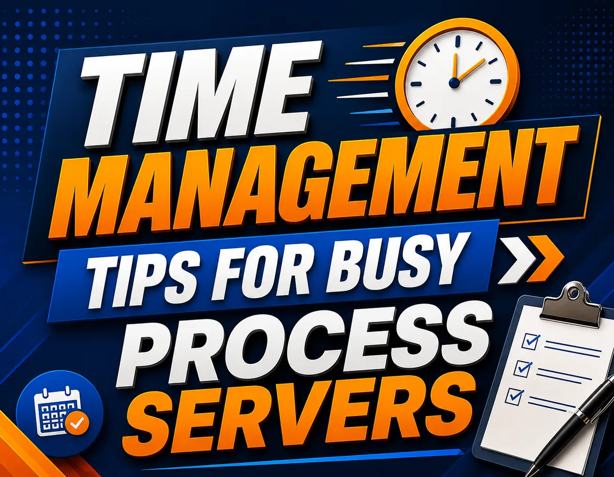 Time Management Tips for Busy Process Servers