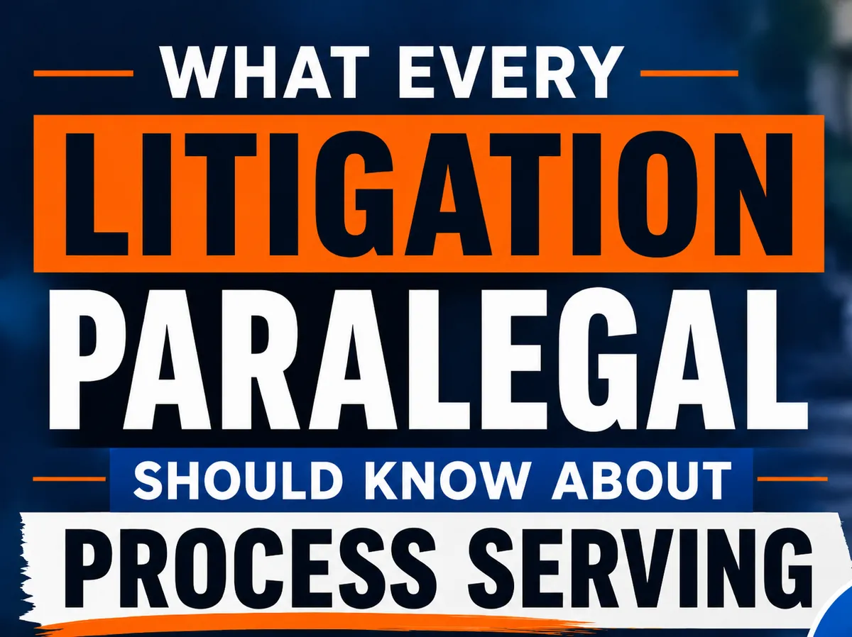 What Every Litigation Paralegal Should Know About Process Serving