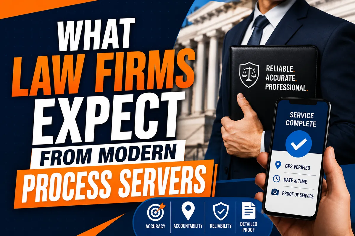 What Law Firms Expect From Modern Process Servers